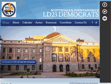 Tablet Screenshot of ld23democrats.org
